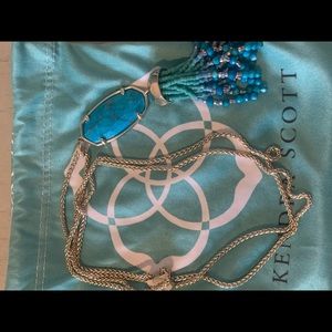 Turquoise Kendra Scott Drop Necklace